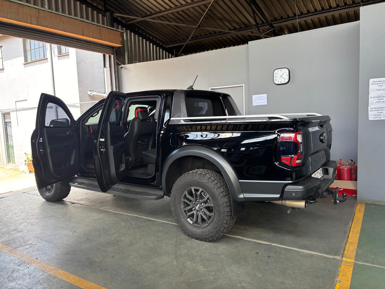 Completed armoured vehicle ready for client delivery