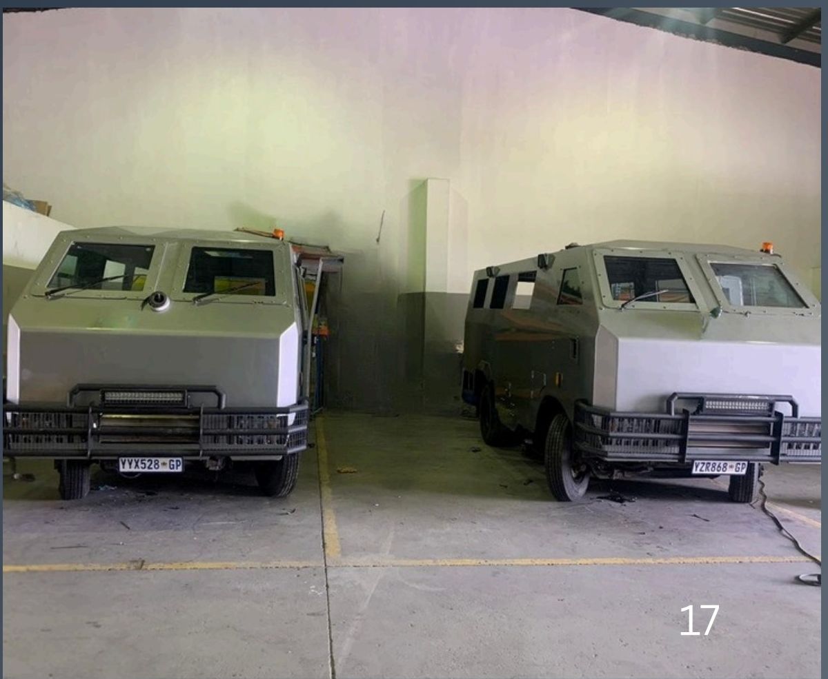 Simba armoured vehicle